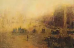 Anton Karstel, Main Street, Port Elizabeth, 2002, oil on canvas