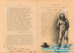Macba Flip Book by William Kentridge, 1998, charcoal and watercolour on found paper, offered Jun 2026