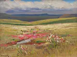 Willem Hermanus Coetzer, Kosmos naby Vrede (Cosmos near Vrede), 1948, oil on board