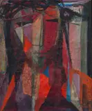 Maud Sumner, Head of Christ, oil on canvas