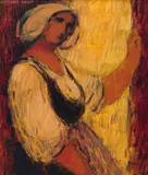 Eleanor Esmonde-White, Portrait of a Woman, oil on canvas