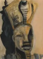 Deborah Bell, Study for Unearthed, 2001, mixed media with gouache on paper