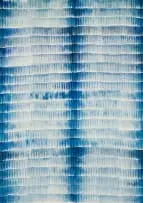 Cathy Abraham, Ghosts in Blue III, 2021, oil on Fabriano Rosaspina paper