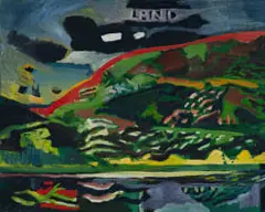 Robert Brooks, Land and Sky, oil on canvas
