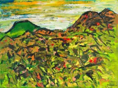 Brian Bradshaw, Weenen, oil on canvas