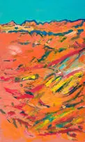 Brian Bradshaw, Desert Dunes, oil on canvas