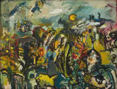 Ben Coutouvidis, Landscape, oil on board