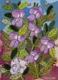 Keiskamma Art Project, Shrub with Purple Flowers