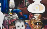 Jennifer Lynne Crooks, Interior with Child