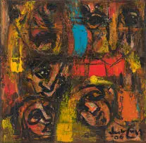 Jack Lugg, The Grid of Life, 2006, oil on canvas