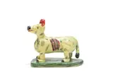 Jacobus Frans, Dog, 2025, painted and glazed ceramic