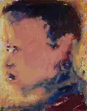 Kagiso Patrick Mautloa, Head in Profile, 2004, oil on canvasboard