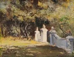 Errol Boyley, Entrance, oil on canvas laid down on board