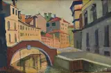 Sidney Goldblatt, Venice, oil on board