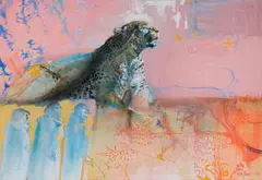 Keith Joubert, Leopard, 2006, oil on canvas