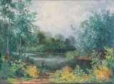 Vera Volschenk, Waar die Stilte Spreek, Far from the Madding Crowd (Where the Silence Speaks, Far from the Madding Crowd), 1950, oil on canvas