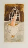 Colbert Mashile, Koma II (Initiation), 2000, watercolour on paper