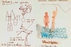 Cecil Skotnes, Welcome to Cape Town, Greeting Card, ink on paper