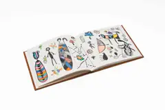 Kuru Art Project, Qauqaua, 1994, artists' book containing various print media, bound in Kalahari goat skin