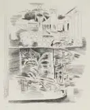 Andrew Verster, Paper Palms, 1986, etching on paper