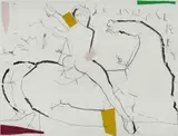 Marino Marini, Orfeo (Orpheus), 1973, colour etching and aquatint on paper