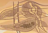Cecil Skotnes, Untitled, from the Man's Gold portfolio, 1977, colour woodcut on paper