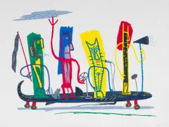 Norman Catherine, Roadshow, 1999, screenprint on paper