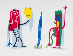 Norman Catherine, Divine Power, 1999, screenprint on paper