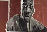 Sifiso Gumede, I'm Influenced by the Events..., 2015, colour linocut on paper