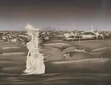 Wendy Vincent, Untitled (Surreal Landscape), 1976, colour lithograph on paper