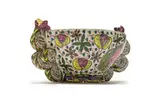 Ardmore Ceramic Studio, Bowl with triform handles and flower and baboon motifs