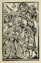 Jean Welz, Three Wise Men, woodcut on paper