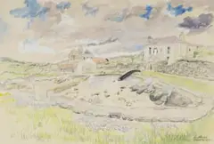 Enslin Du Plessis, Errislannan, watercolour on paper
