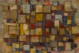 Jean Welz, Abstract Opus, oil on board