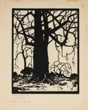 Jacobus Hendrik Pierneef, Wilgerboom in die Winter (Willow Tree in Winter) (Nilant 78)