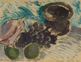 Freida Lock, Still Life with Fruit and Shell