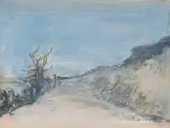 Jean Welz, Path by Gamka (Pad by Die Gamka), 1959, gouache on paper