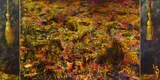 Penny Siopis, Al Fresco, 1990, oil and collage on board