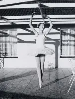 David Goldblatt, Girl in Her New Tutu on the Stoep, 22 June 1980, 1980, silver gelatin print