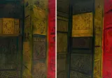 Andrew Verster, Interior with Screens, two