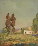 Jacobus Hendrik Pierneef, Landscape with Outbuilding