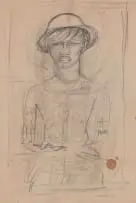 Alexis Preller, Prisoner of War (recto); Theatre des Quinze Set Design (verso), 1943, pencil on paper