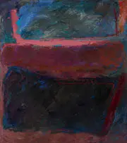 Elizabeth Castle, Abstract Composition, 1985, oil on canvas