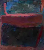 Elizabeth Castle, Abstract Composition, 1985, oil on canvas