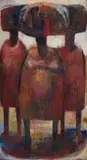 Bill Ainslie, Washer Women, 1964, oil on board