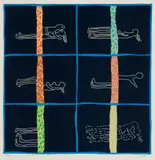 Walter Battiss, Censorship/Seychelles, 1973, colour screenprint on paper