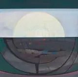 Larry Scully, Abstract Sunrise, 1975, oil on canvas