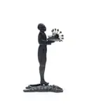 Peter Schütz, Untitled (Dumb Waiter with Haloed Head)