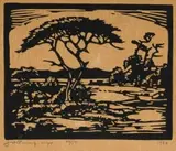 Jacobus Hendrik Pierneef, Doringboom Warmbad (Thorn Tree, Warmbad) (Nilant 61)