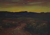 Hugo Naude, Karoo, 1931, oil on board